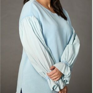 Anthropologie Pilcro  pullover , color blue. Size S.
